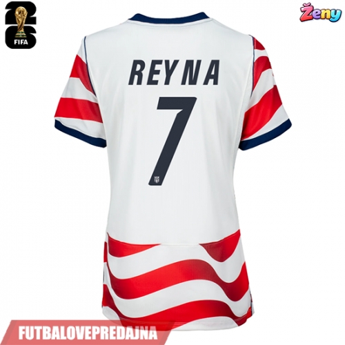 Lacne Ženy Futbalové dres Spojené štáty Giovanni Reyna #7 MS 2026 Krátky Rukáv - Domáci